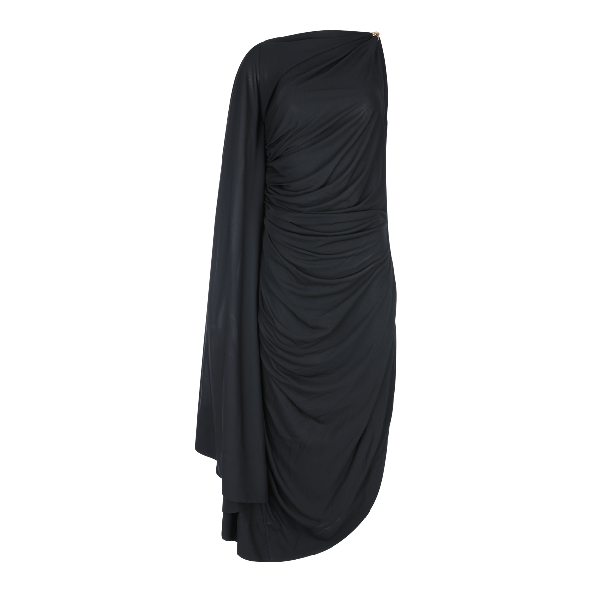 ワンピース BOTTEGA VENETA BLACK MIDI DRESS