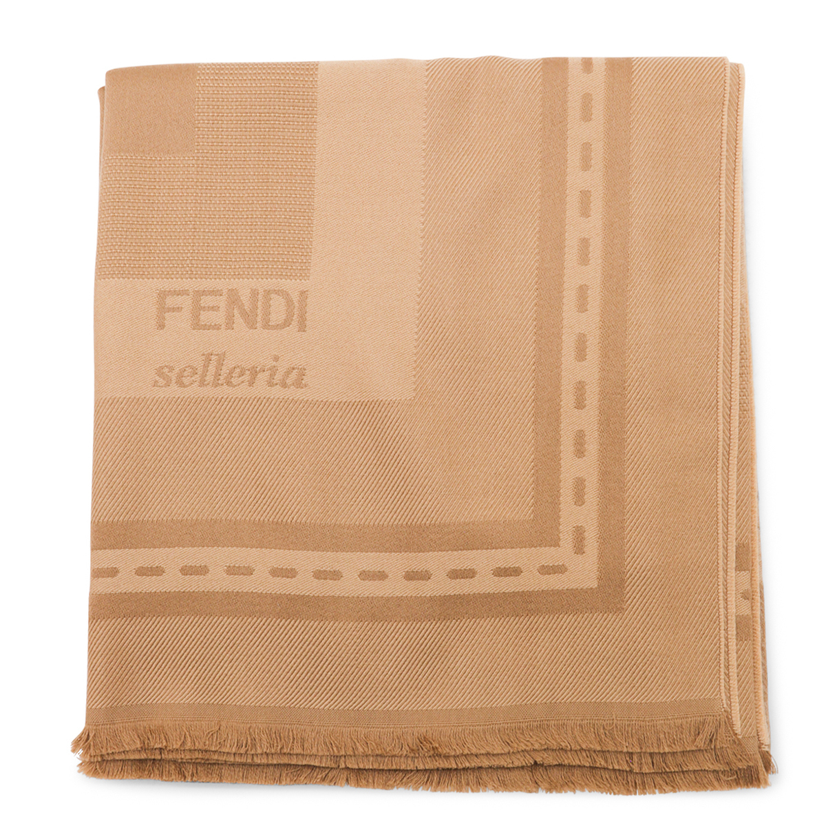 スカーフ FENDI CAMEL WOOL SCARVES