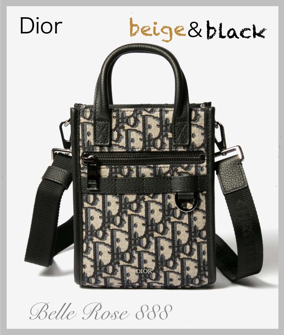 DIOR】Safari ノースサウス ミニトートバッグ 2Way