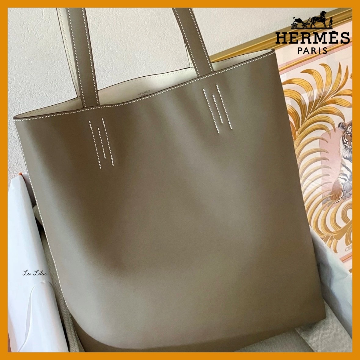 【人気☆】HERMES トートバッグ 《ネオ・ドゥブル・サンス》 35