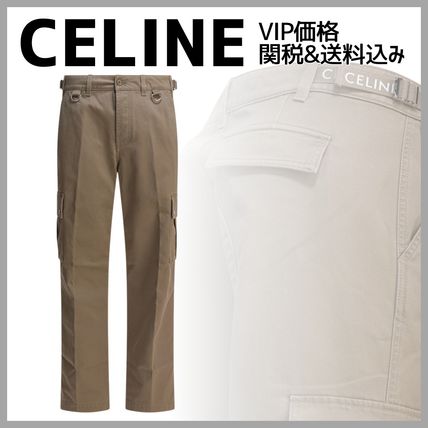VIP【送料関税込】CELINE COTTON CARGO TROUSERS Celine Pants for Men | Online Sale up to 57% off | Lyst