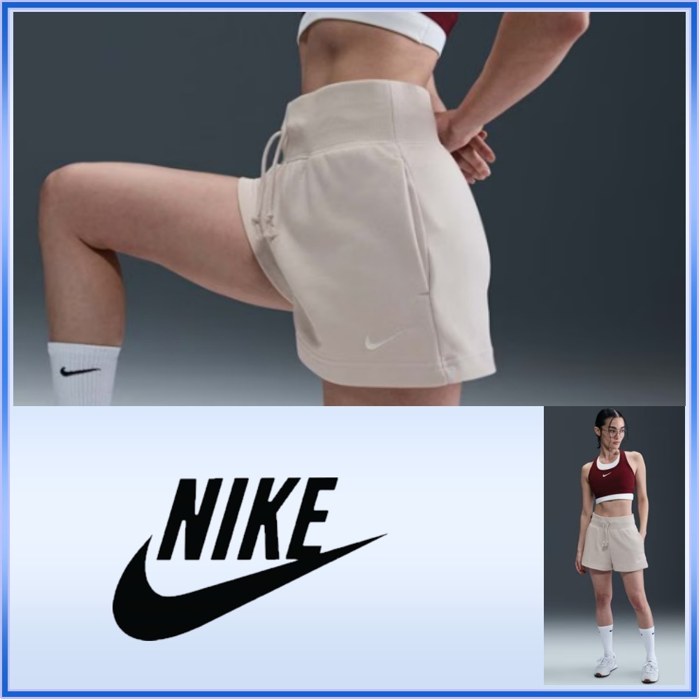 NIKE レディース ルーズテリーショーツ HJ8468-104