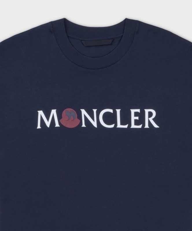 《MONCLER》ロゴ 半袖 Tシャツ