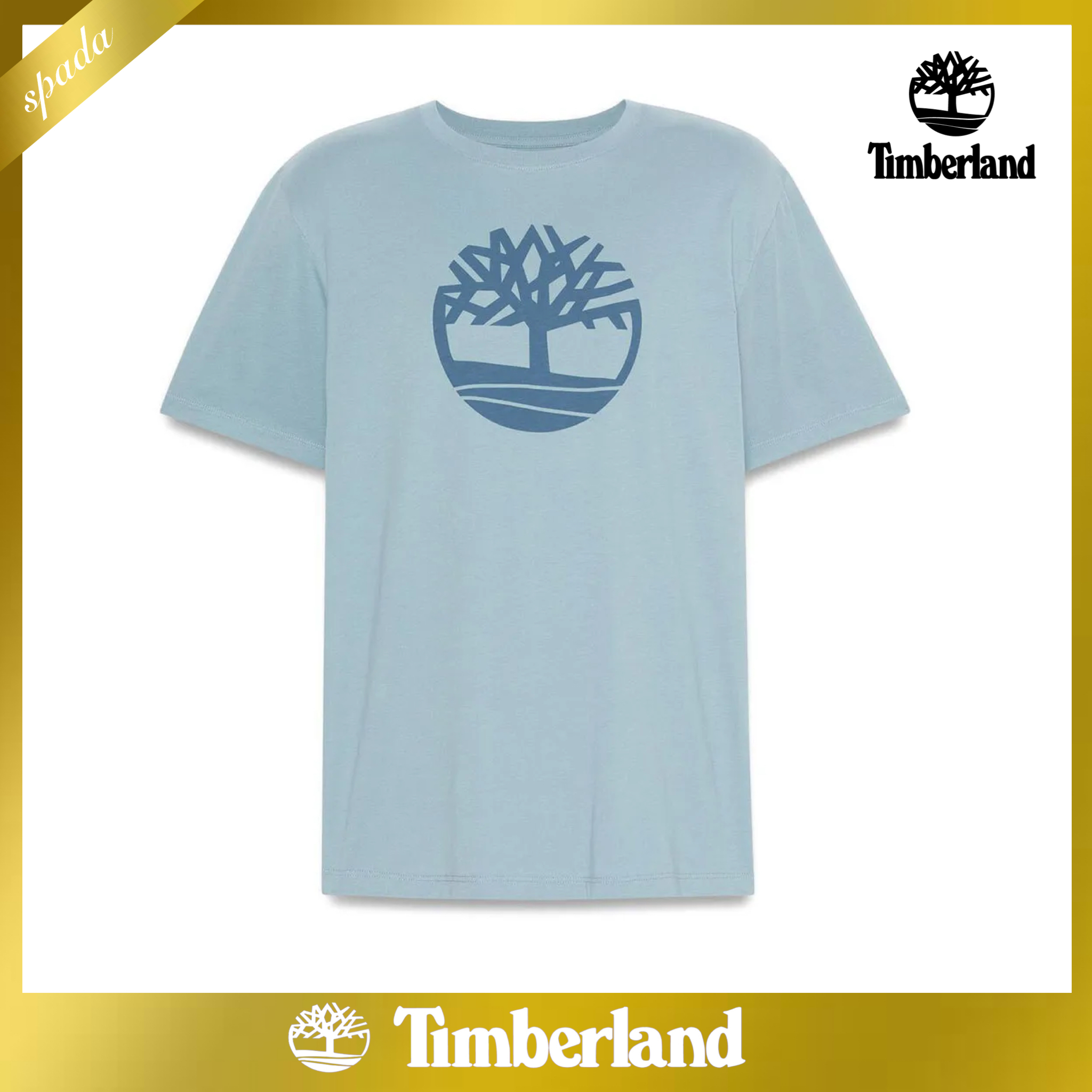 【Timberland】Tree ロゴ 半袖 Tシャツ ブルー / 送料無料
