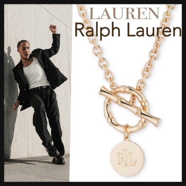NEW★Ralph Lauren★ロゴ＆バンブー/ネックレス