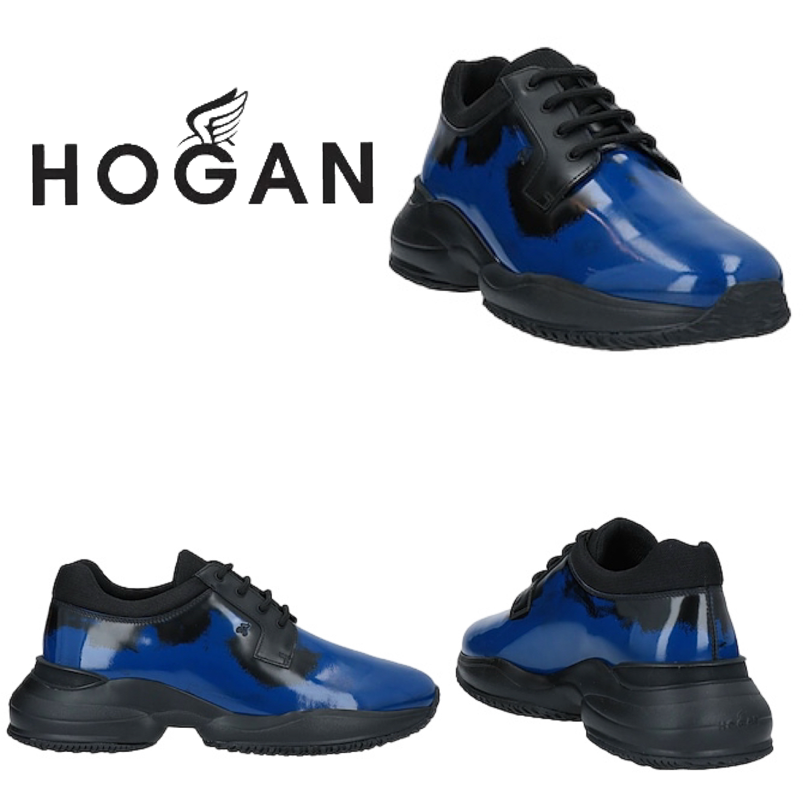 HOGAN メンズスニーカー ブライトブルー