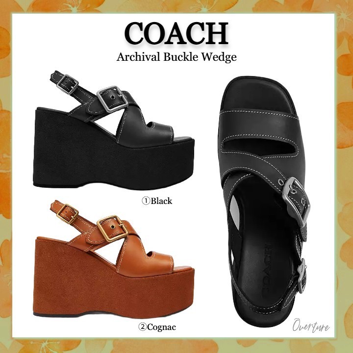COACH★Archival Buckle Wedge
