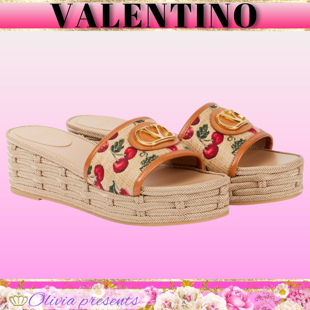 VALENTINO＞＞VLogo Cherryfic プラットフォーム スライド