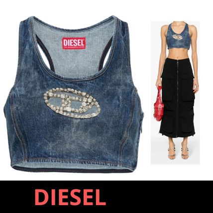 クロップド丈 S DIESEL(ディーゼル) タンクトップ(レディース