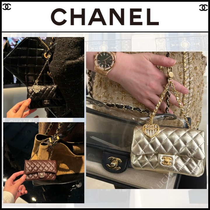 輝きを添えて☆CHANEL バッグチャーム ミニチュアサイズ