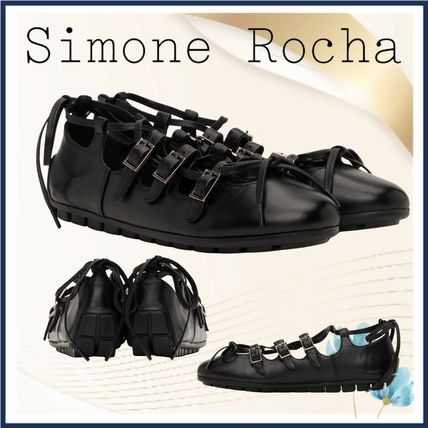 Simone Rocha プラットフォーム シューズ | ブラック | FARFETCH JP