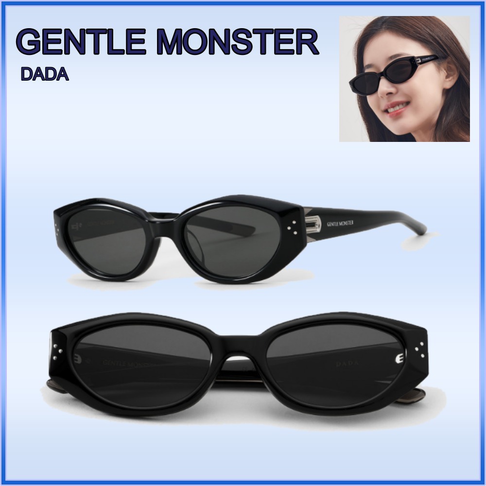 GENTLEMONSTER DADA バタフライ型 ブラック サングラス UVカット