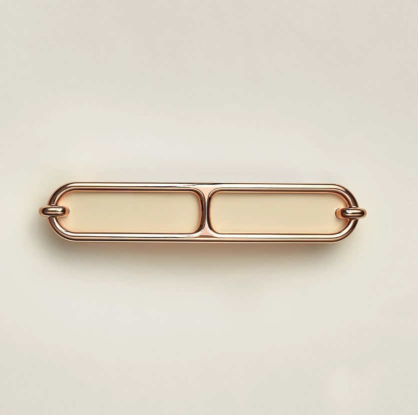 《華やぎを髪元に宿す》【HERMES】バレッタ ルリリ GM