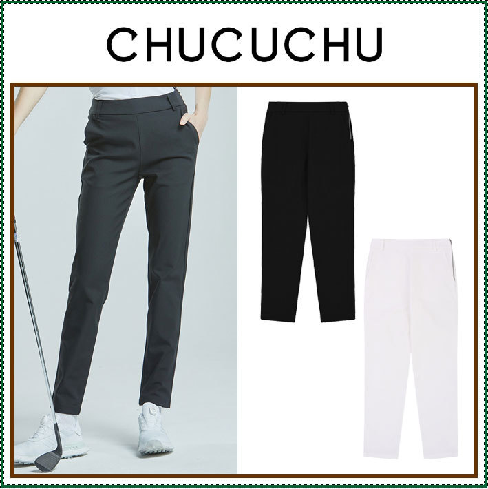 【CHUCUCHU】 CBESS-PT002W Back Logo Standard Pants / 追跡付