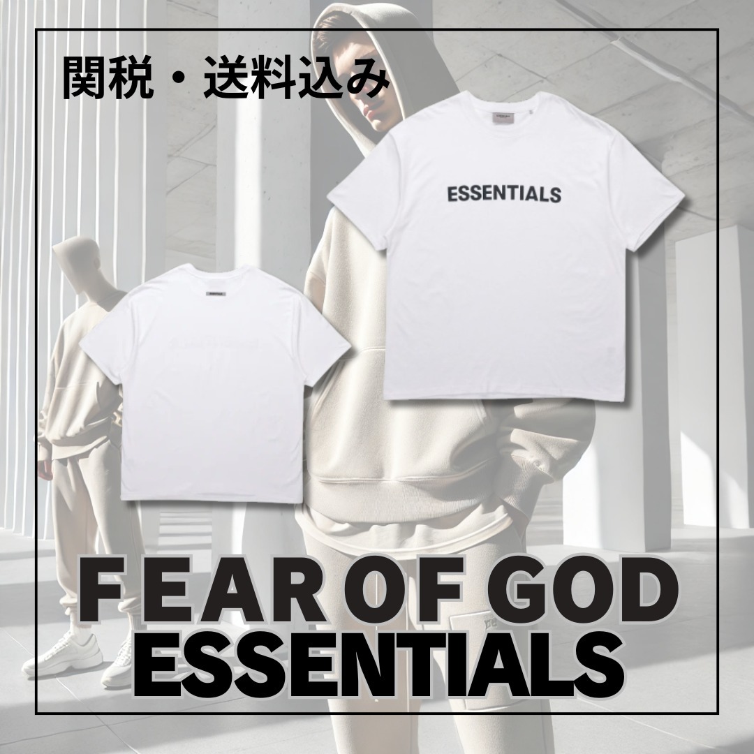 関税込＊FEAR OF GOD ESSENTIALS＊グラフィックホワイト Tシャツ
