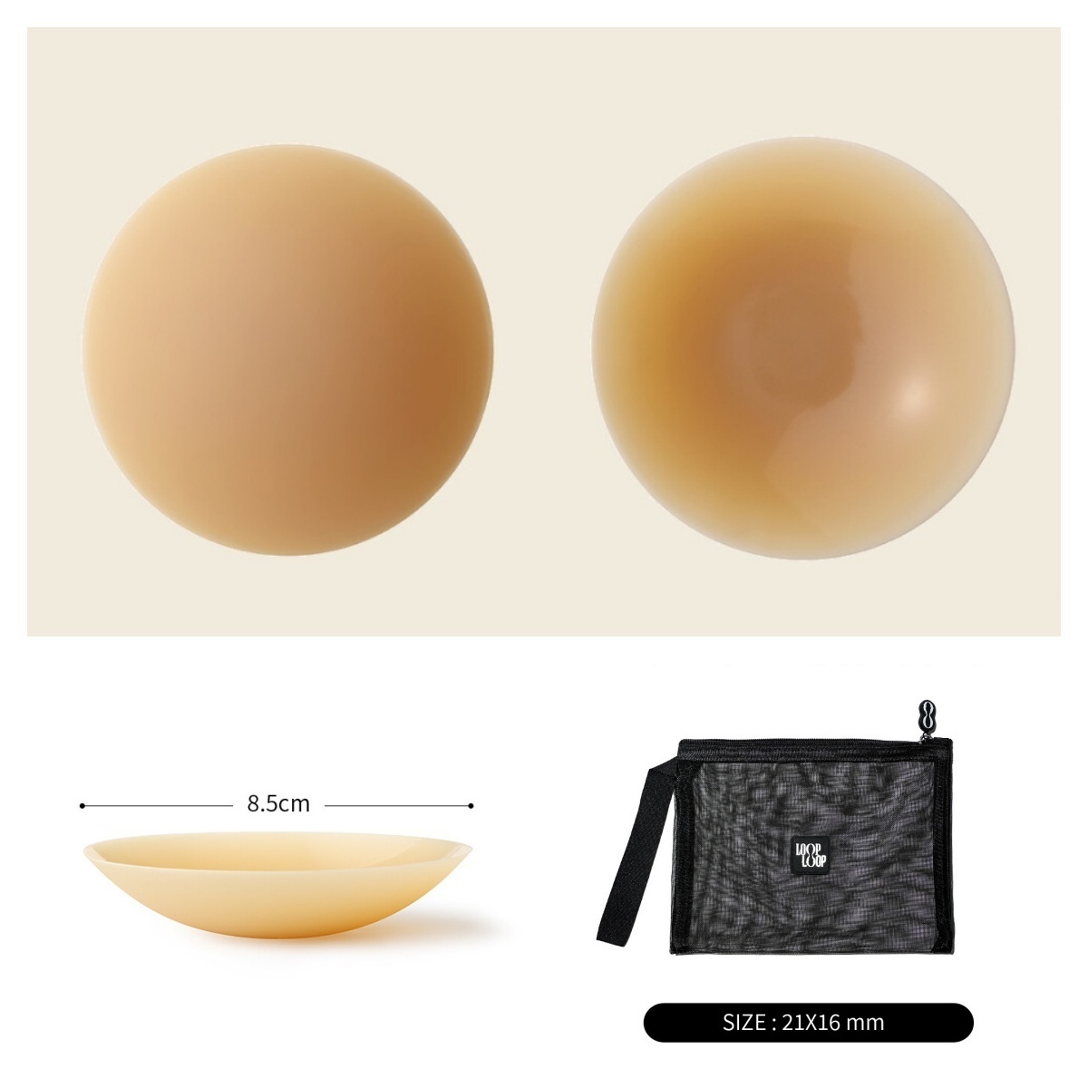 ★LOOPLOOP★Nipple Pad★Yellow★大人気★