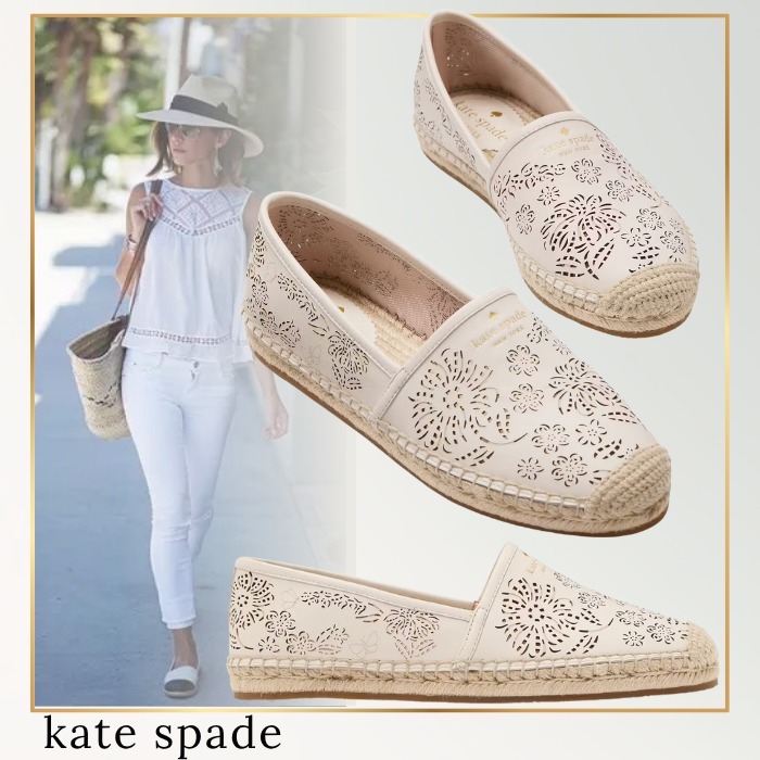 kate spade*夏にぴったり*エスパドリーユ*フラットシューズ*Gwen