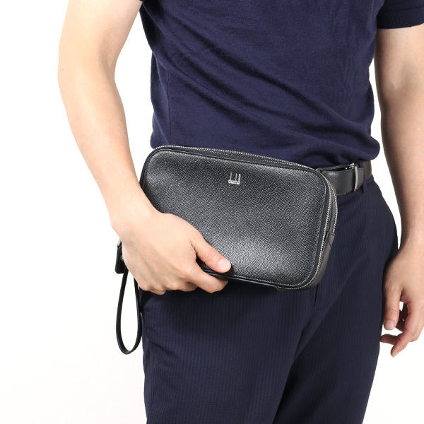 dunhill クラッチバッグ CADOGAN レザー ポーチ DU19F3900CA