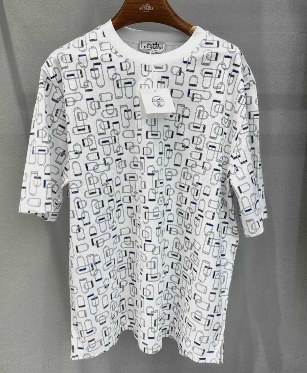《一枚でお洒落☆2色》HERMES Etriers Elastiques Tシャツ