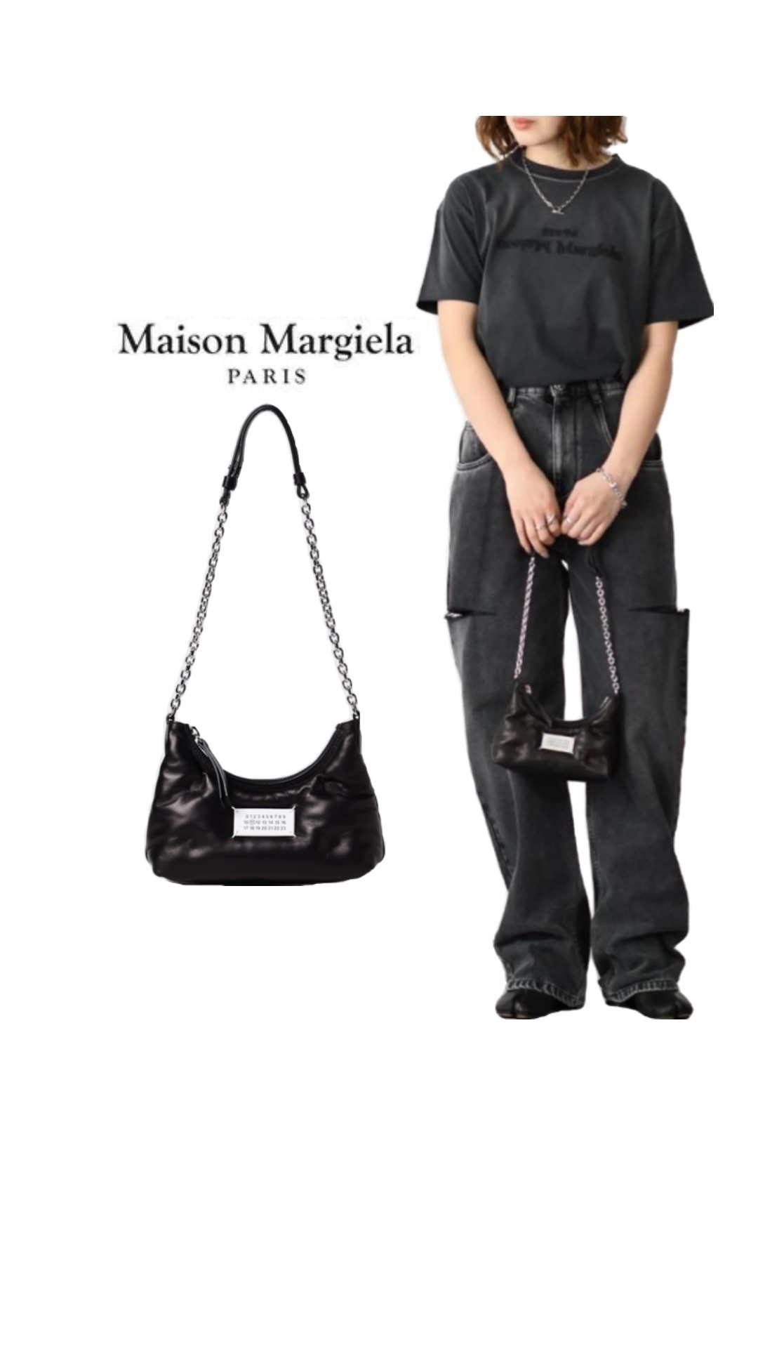 【MAISON MARGIELA】 MM6 グラムスラム SB1WG0021P4300 T2354