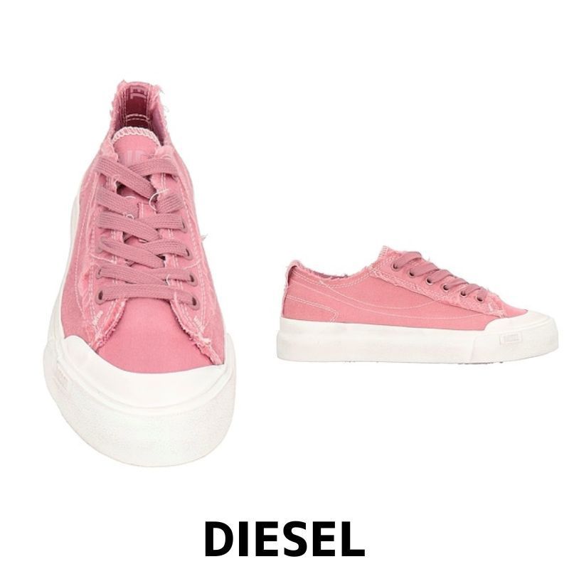 送関込【DIESEL】ローカットスニーカー アンティークローズ