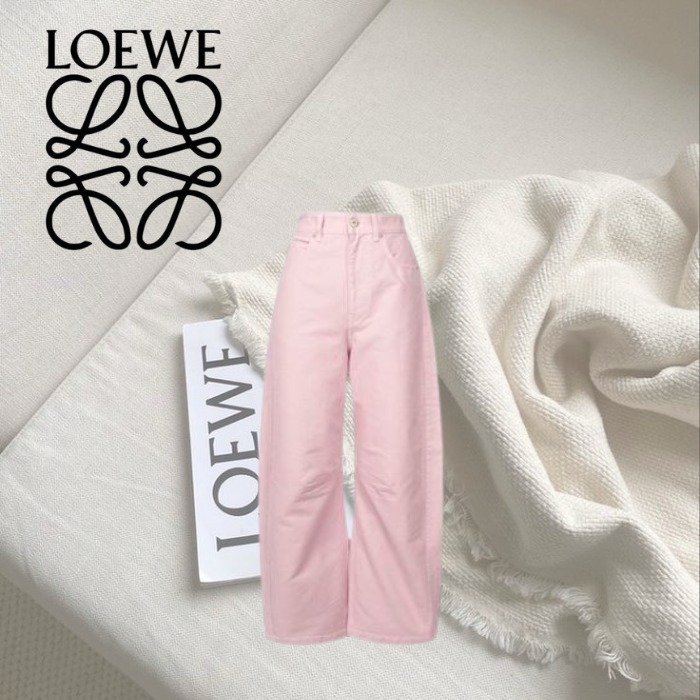 【LOEWE】ロエベ バレル トラウザーズ ピンク