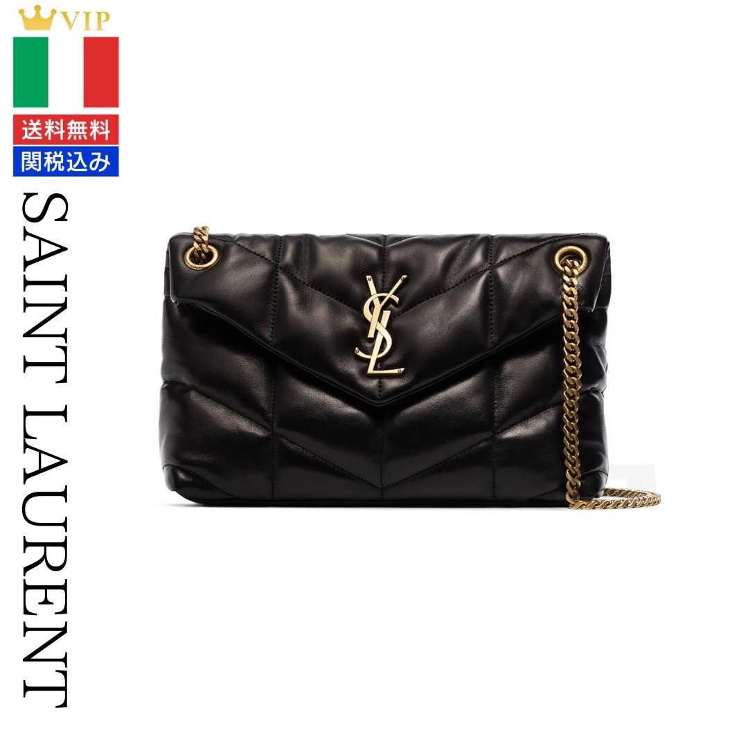 VIP【送料関税込】SAINT LAURENT PUFFER SMALL SHOULDER BAG