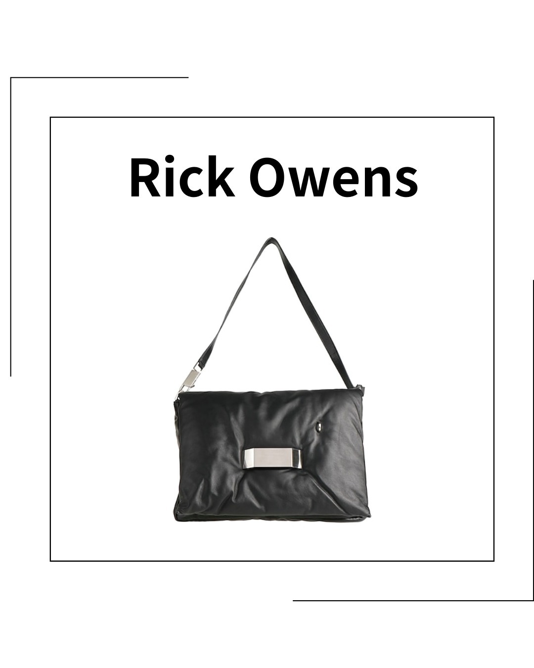 ラスト1点【関税送料込】RICK OWENS Pillow Griffin バッグ