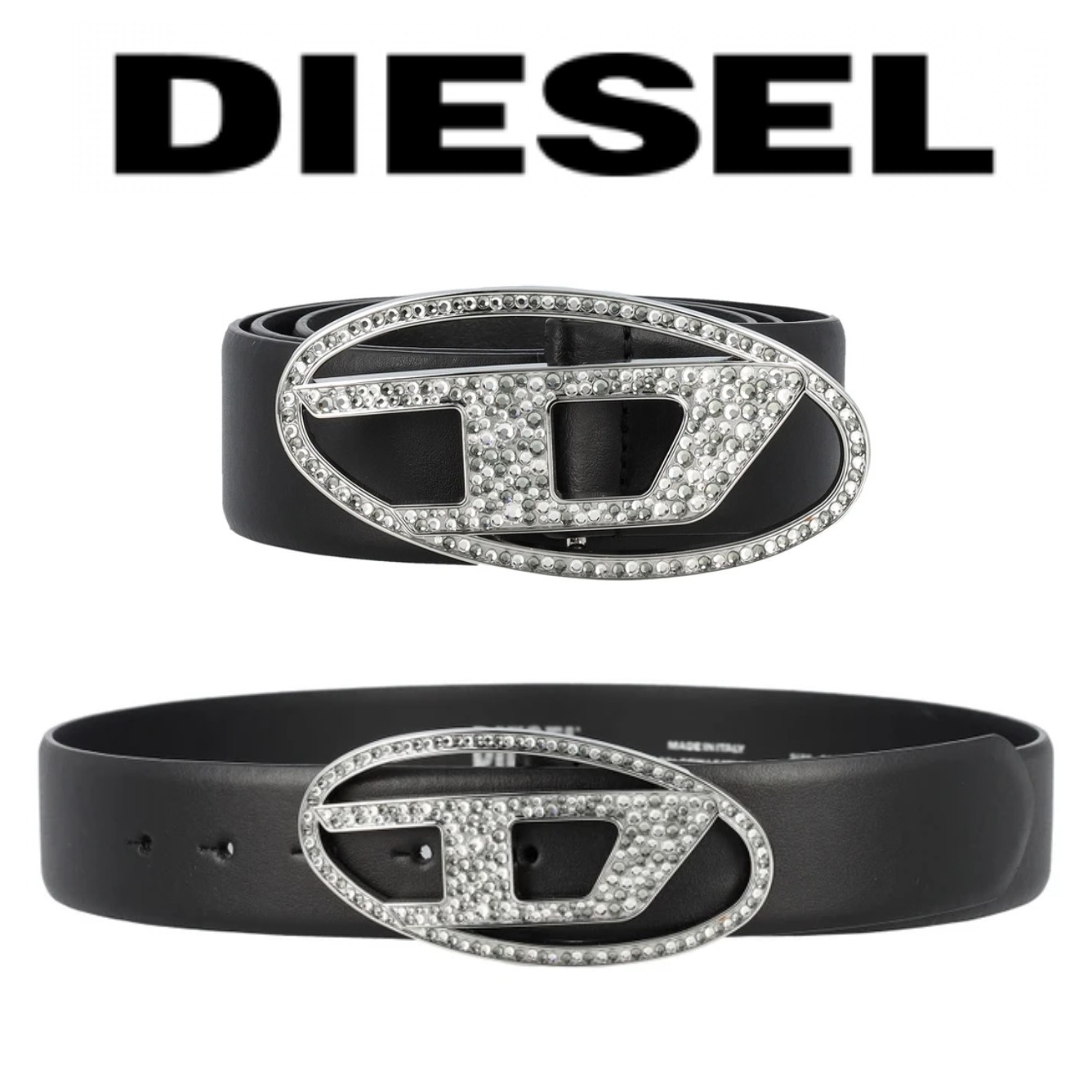 【DIESEL】人気！ベルト アクセサリー レザー ロゴ 新商品
