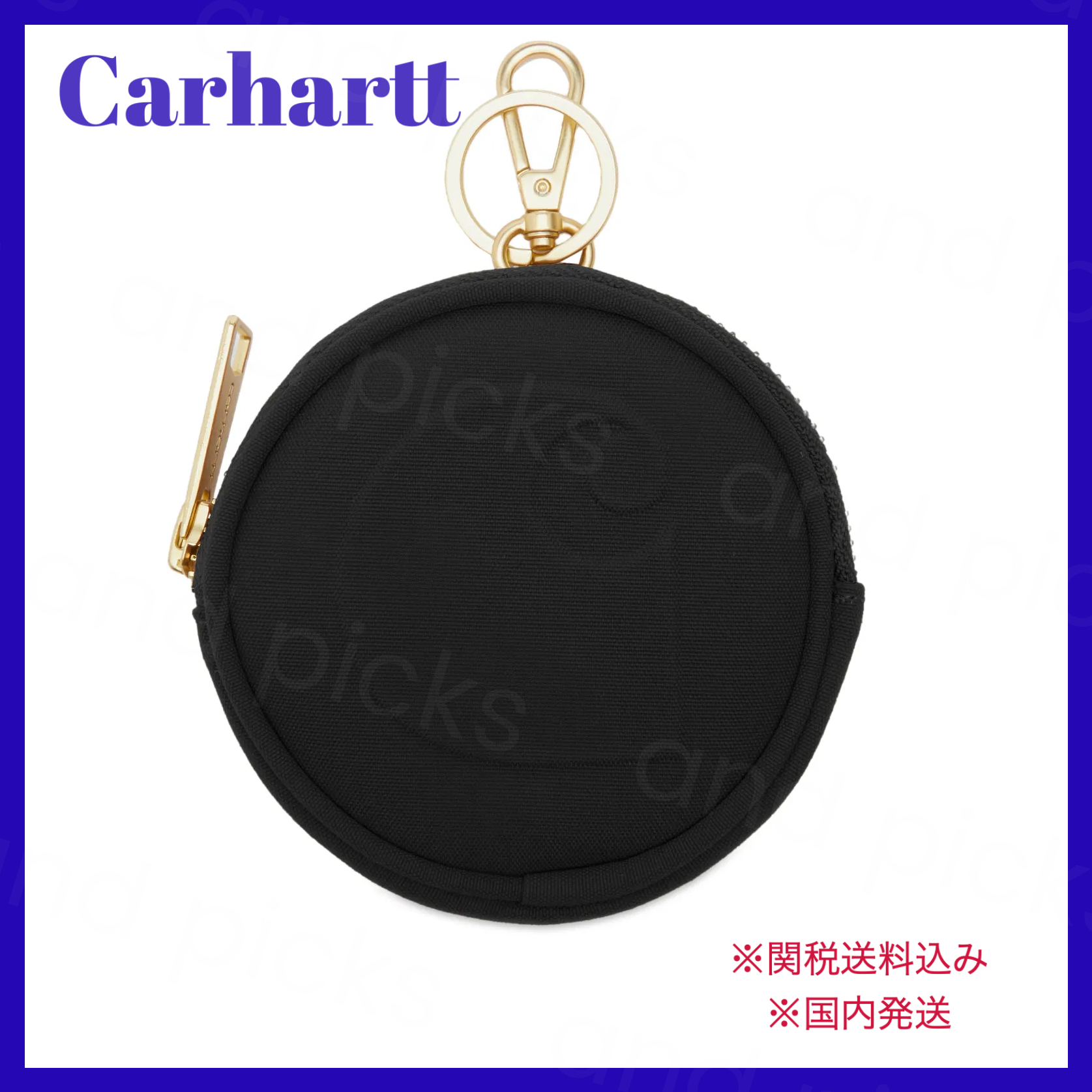 【愛用有名人多数ブランド★】【Carhartt WIP】ジップウォレット
