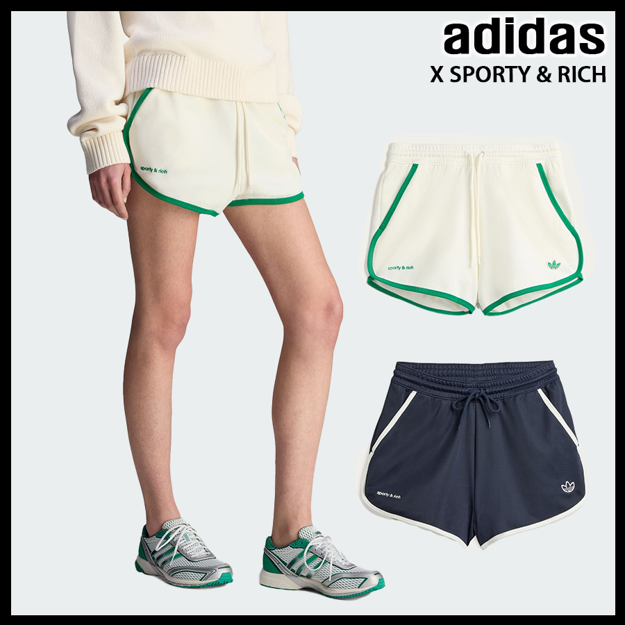 ★adidas originals x SPORTY & RICH★コラボ★W SHORTS★追跡可