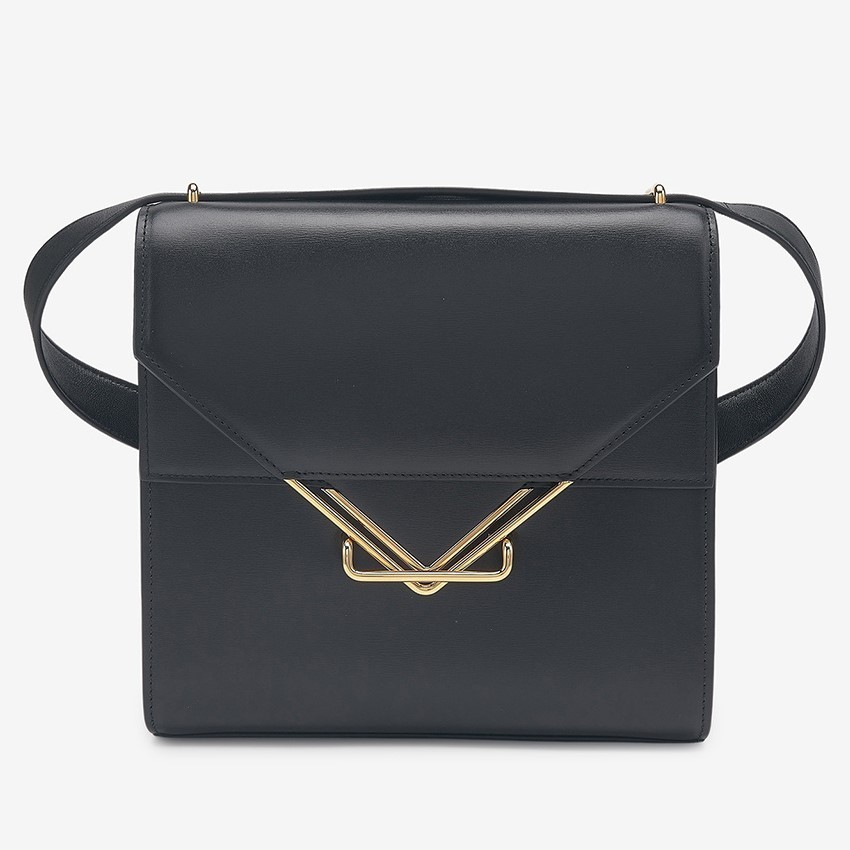 【BOTTEGA VENETA】SMALL CLIP SQUARE CROSSBODY BAG