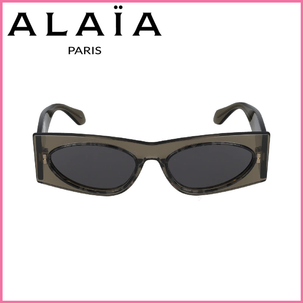 SALE【Alaia】レクタンギュラー フレーム サングラス