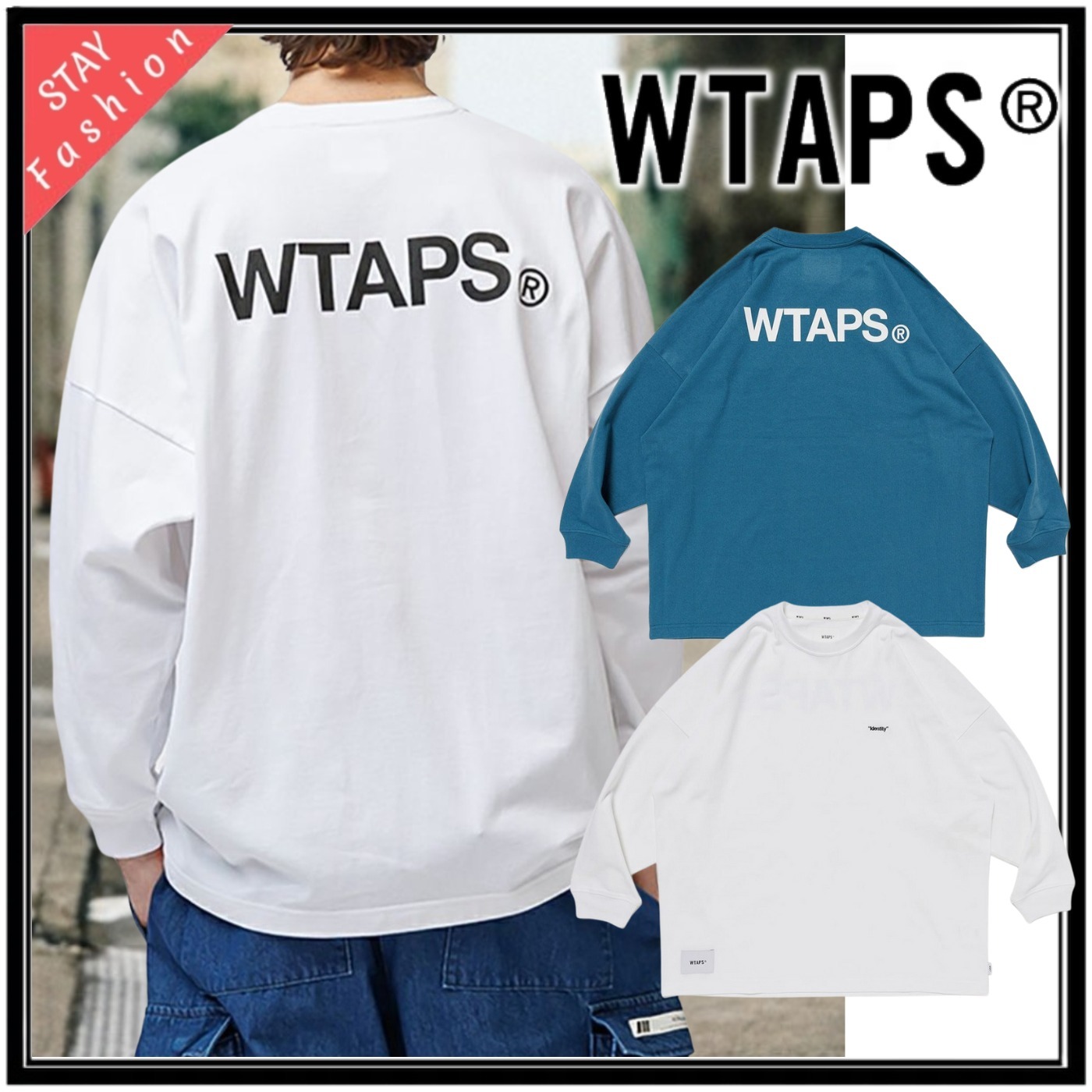★クールでシンプル激レア!WTAPS IDENTITY / COTTON ロンT