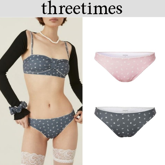 【ThreeTimes】 Yogurt bikini bottom