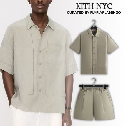 【KITHNYC】クロスオーバーシャツ&テリー パンツ セットアップ ストリート KITH NYC(キスニューヨークシティ) セットアップ