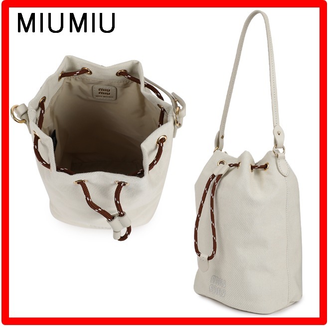 ☆人気☆【MIU MIU】☆ミュウミュウ ギャバジン ポーチバッグ