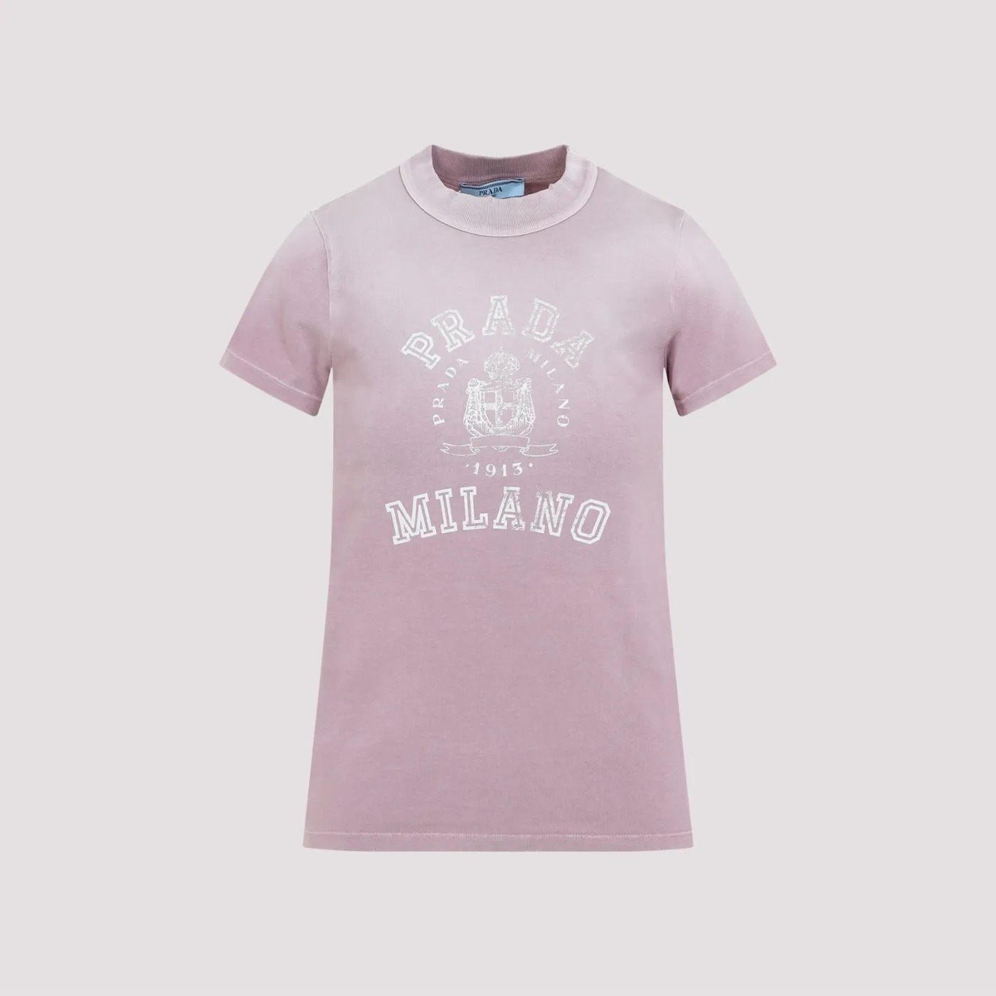 【PRADA】プラダ★Pink Cotton T-shirt★コットン Tシャツ