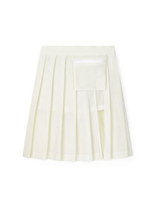 《fa.er.ie》 mesh pocket pleats skirt pants