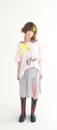 《fa.er.ie》 mesh pocket pleats skirt pants