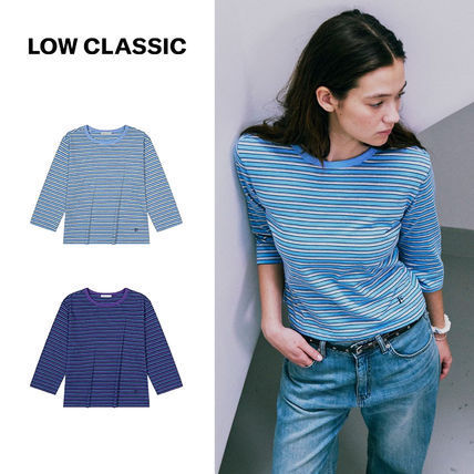 Tシャツ・カットソー LOW CLASSIC : 25SS / Lc STRIPED 3/4 T-SHIRT (2COLORS)