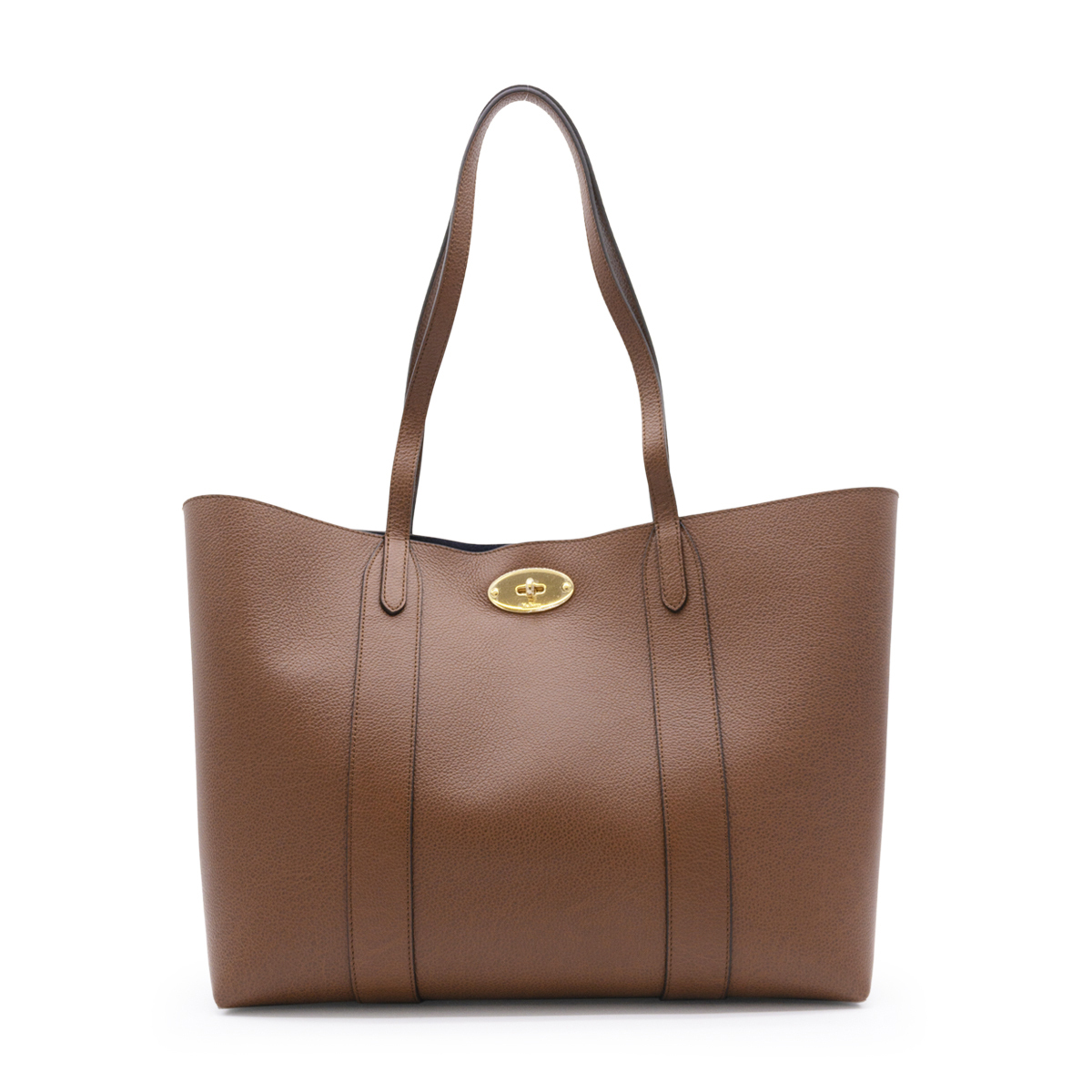 【関税・送料込み】MULBERRY BROWN LEATHER BAYSWATER TOTE BAG