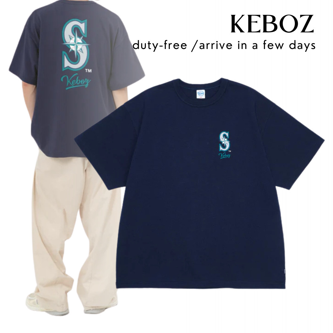【KEBOZ】KEBOZ × MLB SEATTLE MARINERS LOGO S/S TEE