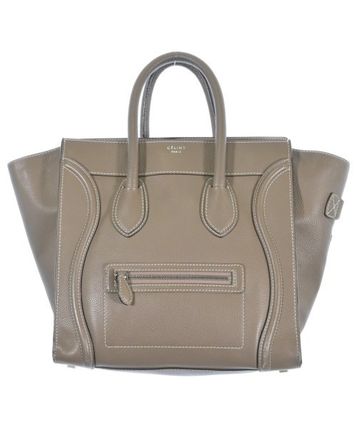 CELINE セリーヌ ハンドバッグ グレーベージュ系 4501825Y0050