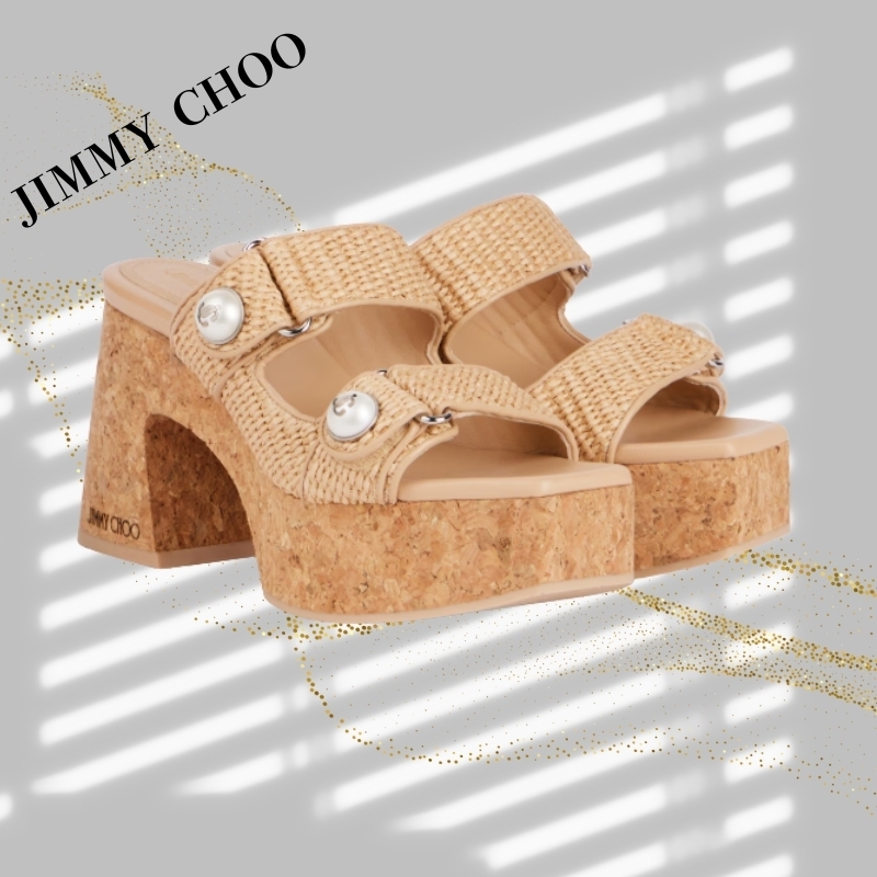 新着 JIMMY CHOO フェイエンス 95 プラットフォームミュール