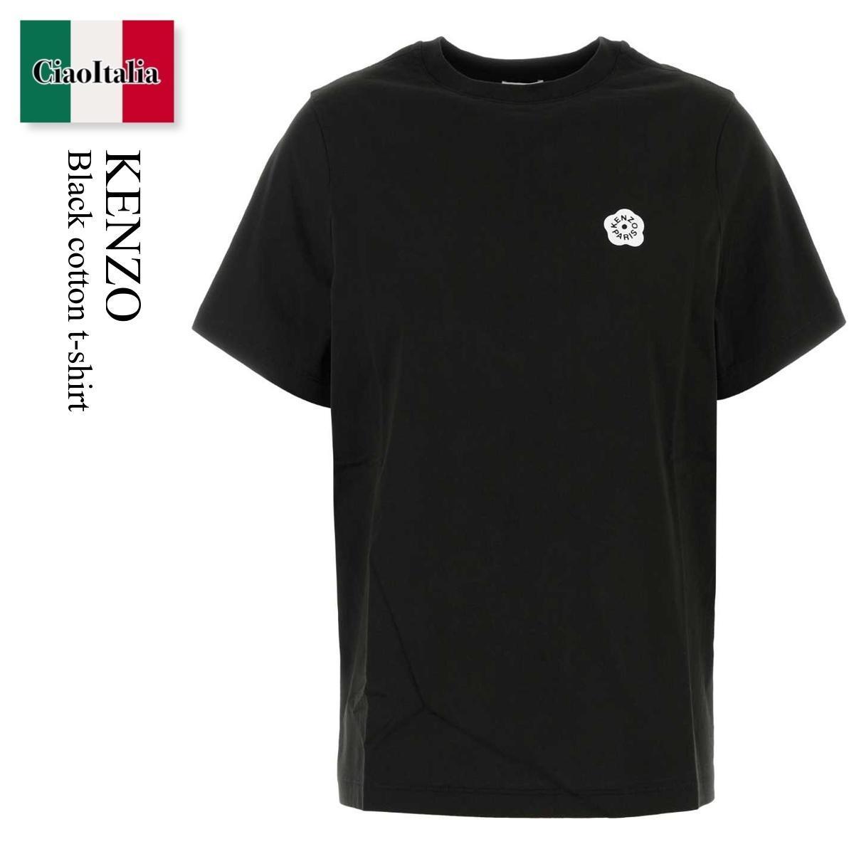 Tシャツ・カットソー Kenzo Black Cotton T-Shirt