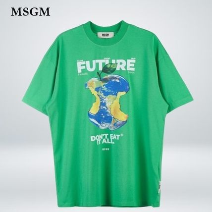 グリーン（緑）系 MSGM(エムエスジイエム) Tシャツ・カットソー