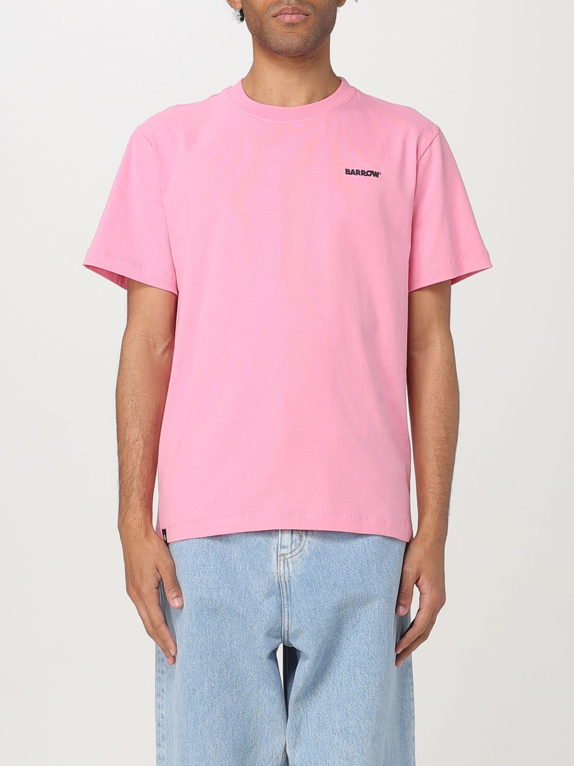 Tシャツ・カットソー BARROW Men T-shirt Pink S5BWUATH084 BW036