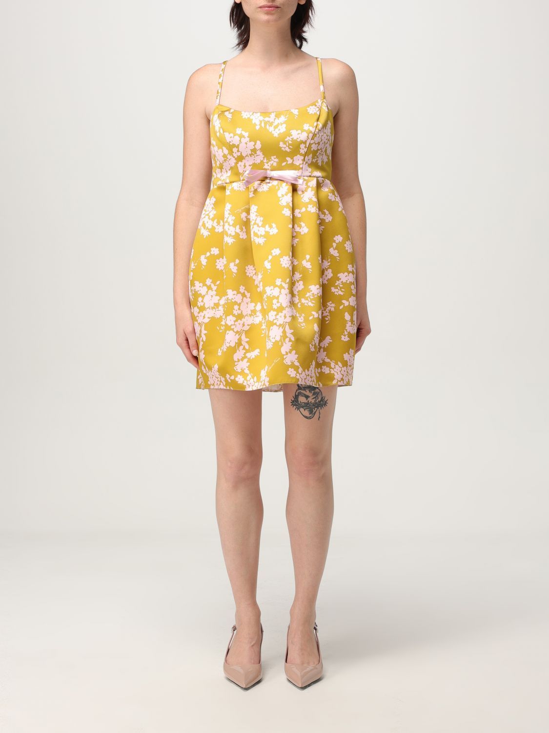 ワンピース ELISABETTA FRANCHI Woman Dress Brown AB705 DJ4