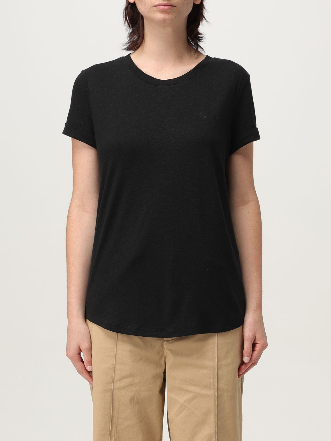 Tシャツ・カットソー POLO RALPH LAUREN Woman T-Shirt Black 200963871 003